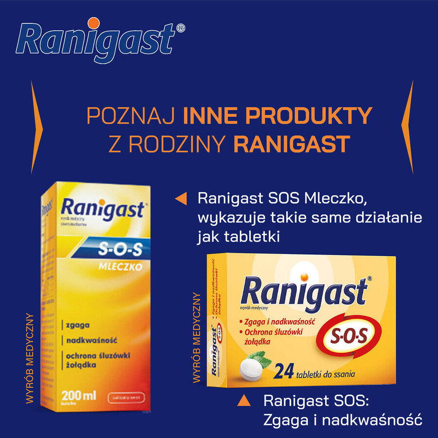 Famotidina Ranigast 20 mg, 30 compresse rivestite con film