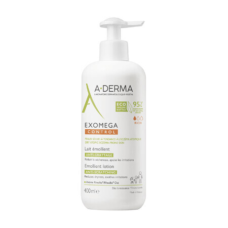 A-Derma Exomega Control, emollient milk, 400 ml