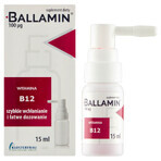 Ballamin, vitamina B12 100 µg, spray orale, 15 ml