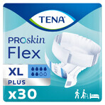 Tena Flex ProSkin, scutece, mărimea XL, 105-153 cm, Plus, 30 buc