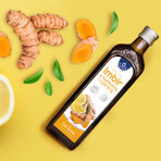 Oleofarm Succhi del Mondo Zenzero con curcuma e limone con vitamina C, 490 ml