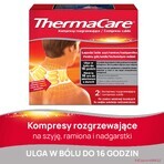 ThermaCare, impacchi riscaldanti per collo, spalle e polsi, 2 pezzi