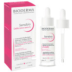 Bioderma Sensibio Defensive, siero idratante lenitivo per il viso, pelle sensibile, 30 ml