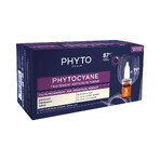 Phyto Phytocyane, Haarausfallbehandlung für Frauen, progressive Ampullen, 12 Einheiten