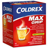 Coldrex MaxGrip 1000 mg + 10 mg + 40 mg, gusto limone, 14 bustine