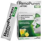 RenoPuren Zatoki Hot senza zucchero, gusto limone-menta, 8 bustine