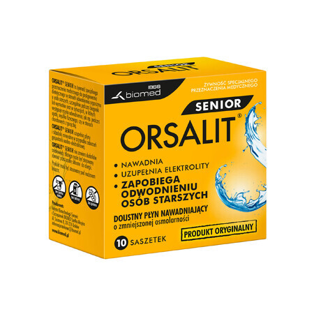 Orsalit Senior, liquido di reidratazione orale, 10 bustine