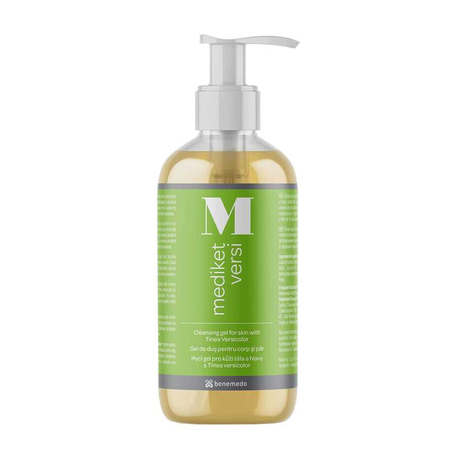 Mediket Versi, gel lavatesta e corpo, 500 ml