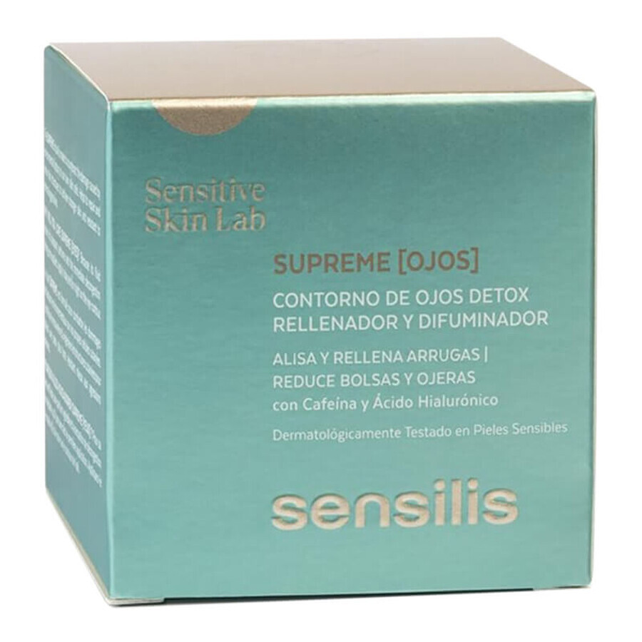 Sensilis Supreme, crema per il contorno occhi, illuminante e riempitiva delle rughe, 20 ml