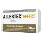 Allertec Effect 20 mg, 10 compresse