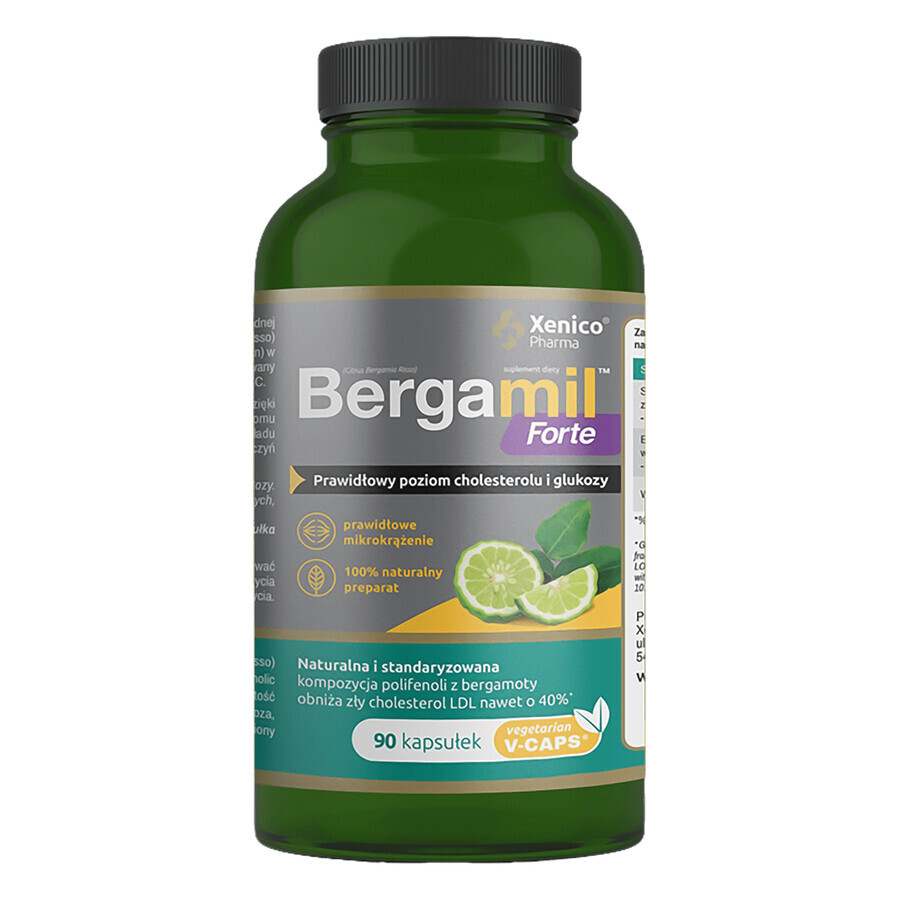 Bergamil Forte, 90 capsule