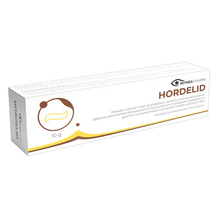 Hordelid, unguent pentru îngrijirea și protecția pielii sensibile a pleoapelor, 10 g