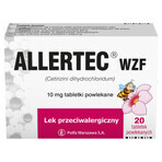 Allertec WZF 10 mg, 20 compresse rivestite con film