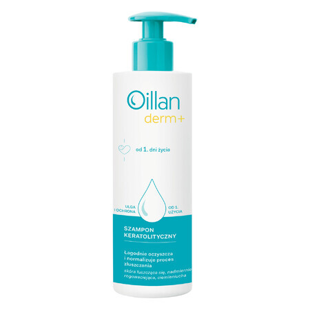 Oillan Derm+, shampoo cheratolitico, dal 1° giorno, 180 ml