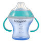 BabyOno, tazza con imboccatura morbida, turchese, da 3 mesi, 180 ml