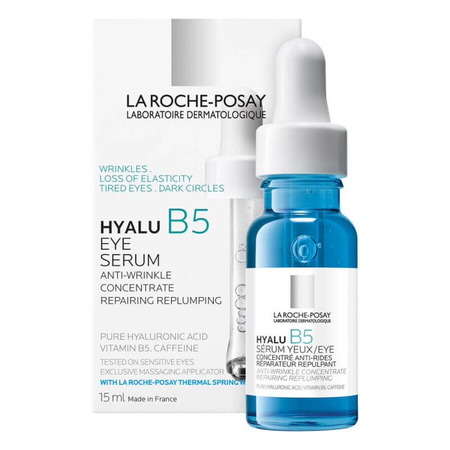 La Roche-Posay Hyalu B5, siero occhi antirughe, 15 ml