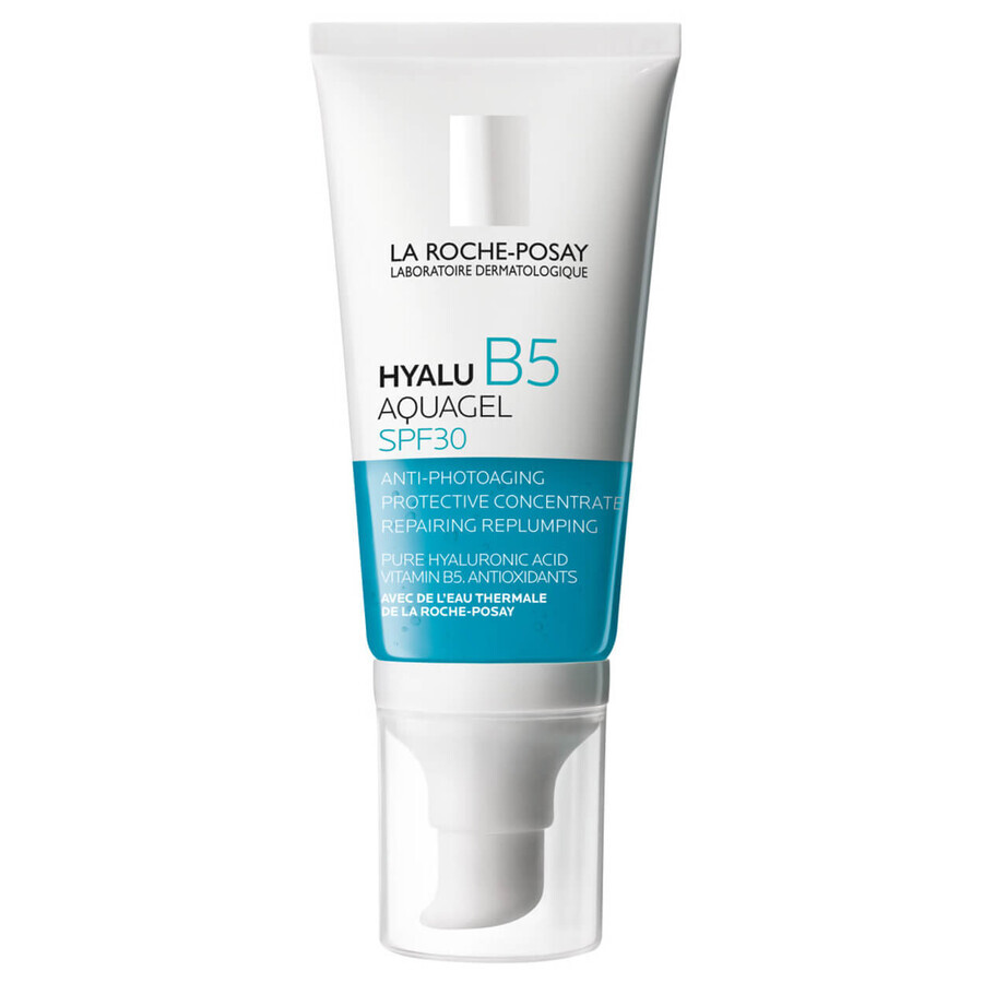 La Roche-Posay Hyalu B5 Aquagel, schützende Gel-Creme gegen lichtbedingte Hautalterung, SPF 30, 50 ml 