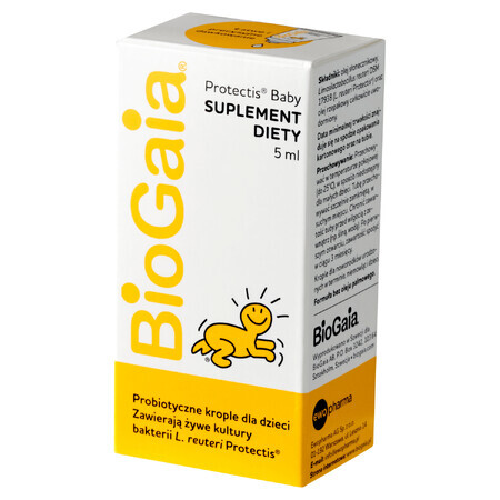 BioGaia Protectis Baby, druppels voor kinderen, tube, 5 ml