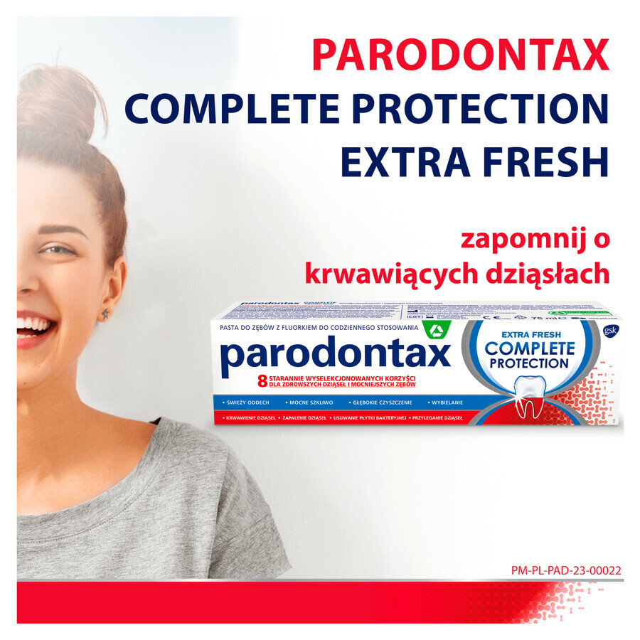 Dentifricio Parodontax Protezione Completa Extra Fresca, 75 ml