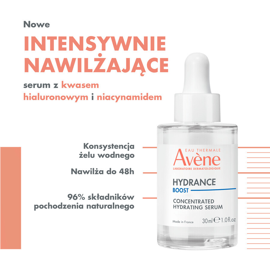 Avene Hydrance Boost, ser hidratant concentrat, 30 ml