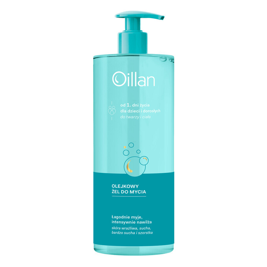 Oillan, gel lavante a base di olio, dal 1° giorno, 750 ml