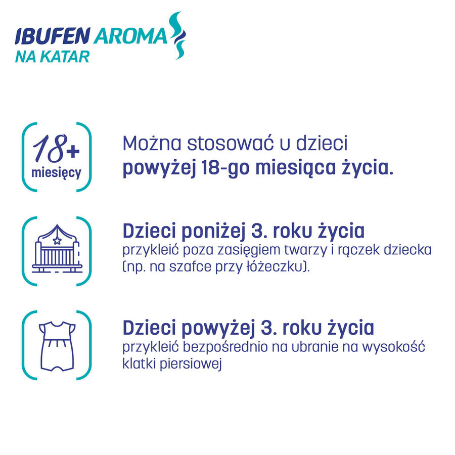 Ibufen Aroma Na Katar, cerotto aromatico, dopo i 18 mesi di età, 5 pezzi