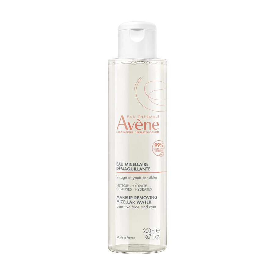 Avene Les Essentiels, demachiant micelar, piele sensibilă, 200 ml