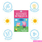 Peppa Pig Vitamina D3 effervescente, da 3 anni, gusto ananas, 60 pastiglie