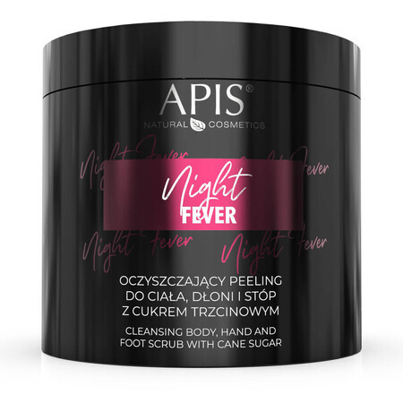 Apis Night Fever, scrub purificator pentru corp, mâini și picioare, 700 g