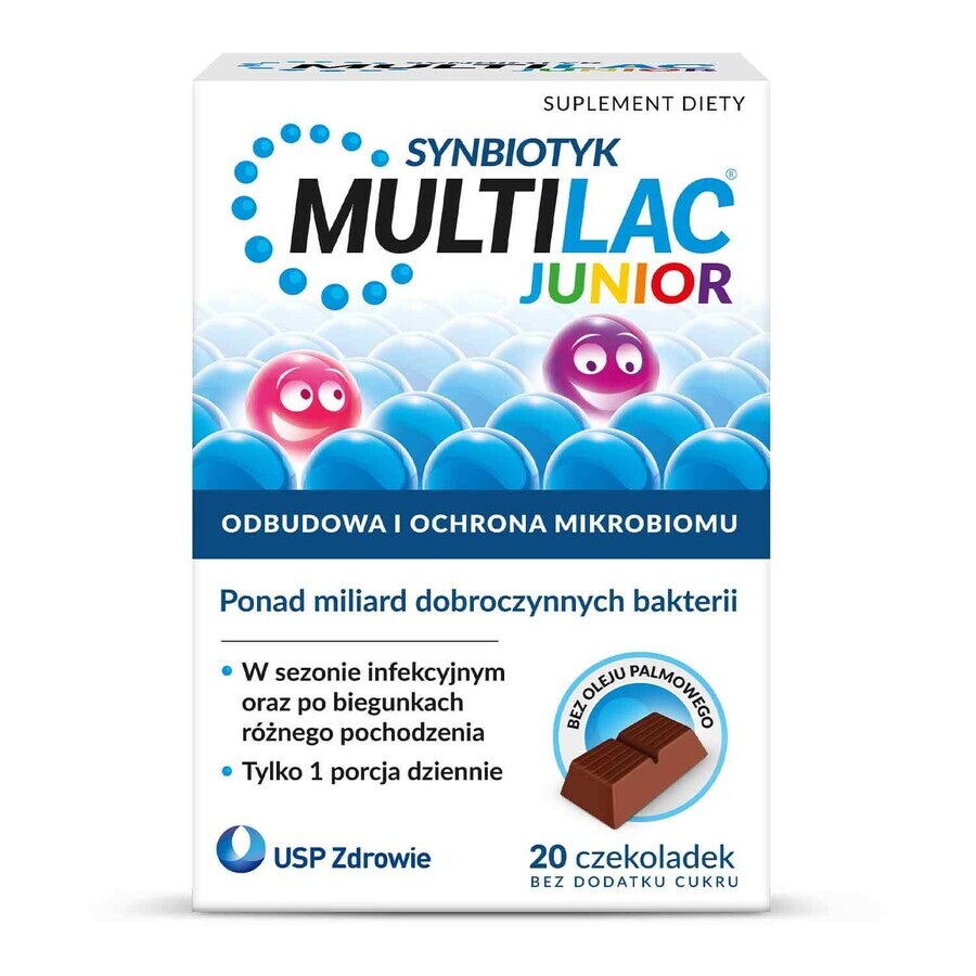 Multilac Junior Synbiotic, 20 unità