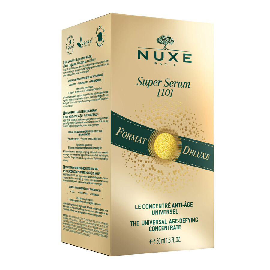 Nuxe Super Serum, concentrato universale anti-età per tutti i tipi di pelle, 50 ml