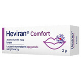 Heviran Comfort 50 mg/g, cremă, 2 g