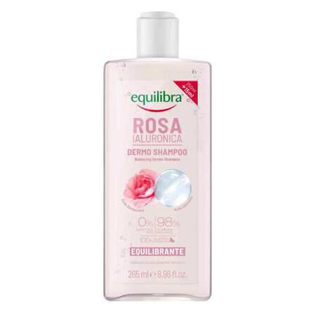 Equilibra Rosa, shampoo equilibrante, rosa e acido ialuronico, 265 ml