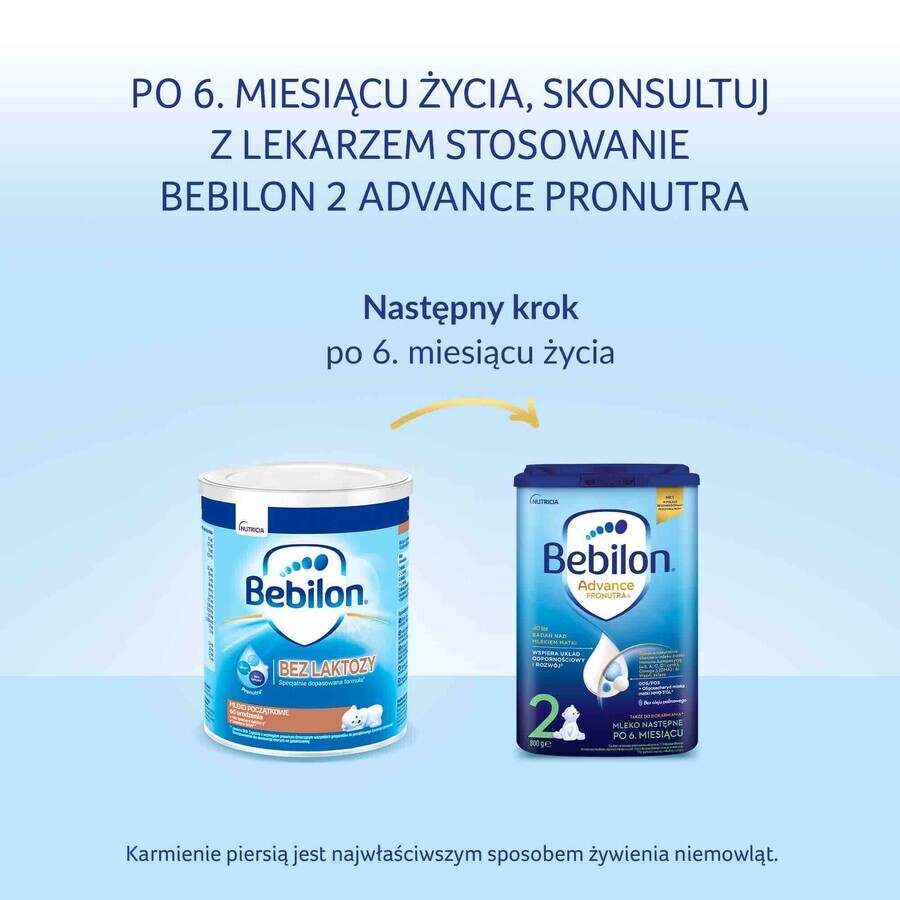 Bebilon Milk for infants without lactose, from birth, 400 g