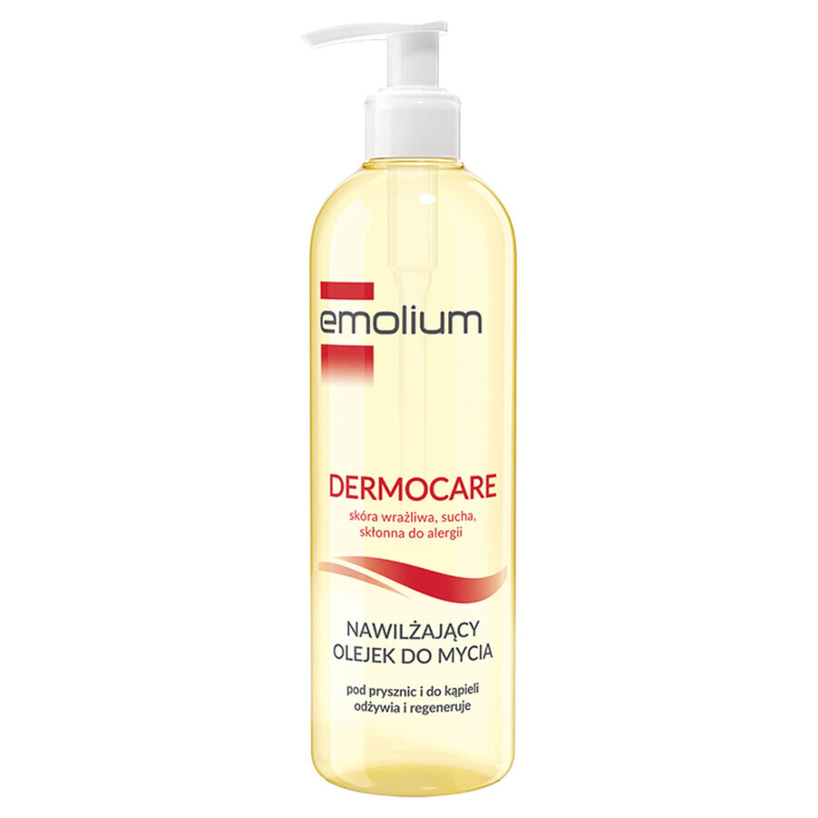 Set Emolium Dermocare, olio lavante idratante, da 3 mesi, 400 ml + emulsione corpo, da 1 giorno di vita, 400 ml