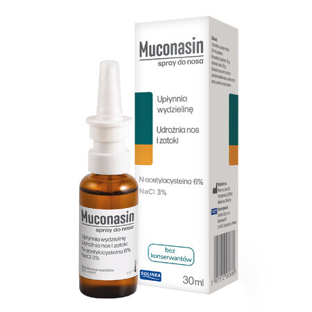 Muconasin, spray nasale, 30 ml