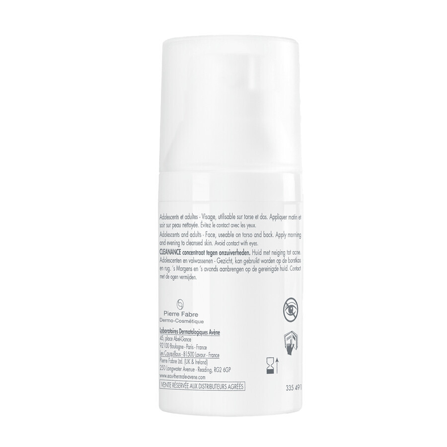 Avene Cleanance ComedoMed, concentrato contro le imperfezioni, pelle a tendenza acneica, 30 ml