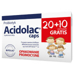 Acidolac Caps, 20 capsules + 10 capsules gratis