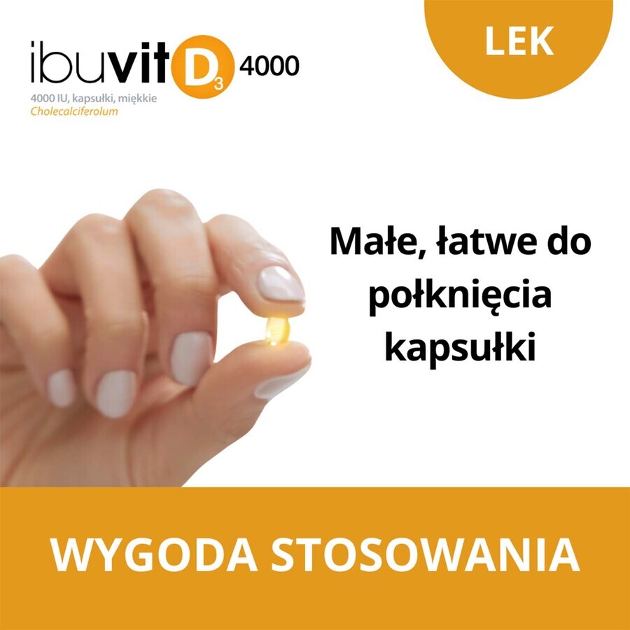 Ibuvit D3 4000 UI, 150 cápsulas