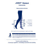 Jobst Opaco, gambaletto a compressione, CCL2, punta chiusa, misura 5, naturale