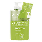 SVR Sebiaclear set, zeepvrije schuimgel poriënreiniger, 400 ml + reserve, 400 ml