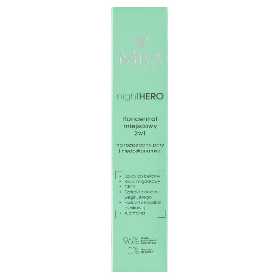 Miya nightHero, concentrato topico 2 in 1, 15 ml