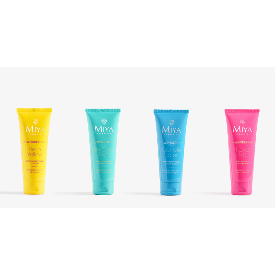 Miya myWONDERBALM Hello Yellow, energizing cream with mango, 75 ml