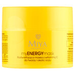 Miya myENERGYmask, maschera illuminante con vitamina C, 50 ml