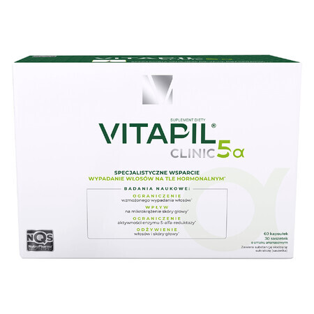 Vitapil Clinic 5alpha, 30 bustine + 60 capsule