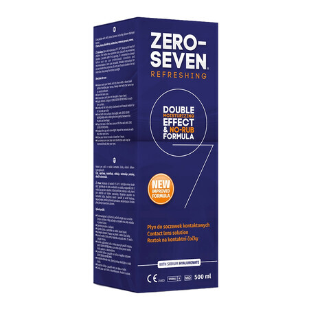 Zero-Seven Soluzione rinfrescante per lenti, 120 ml