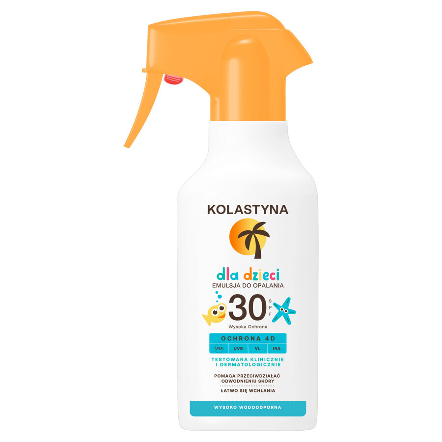 Kolastyna, lozione solare per bambini, SPF 30, 200 ml