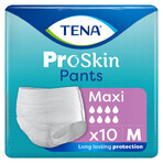 Tena Pants ProSkin, slip assorbente, taglia M, 80-110 cm, Maxi, 10 pezzi