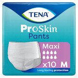 Tena Pants ProSkin, slip assorbente, taglia M, 80-110 cm, Maxi, 10 pezzi