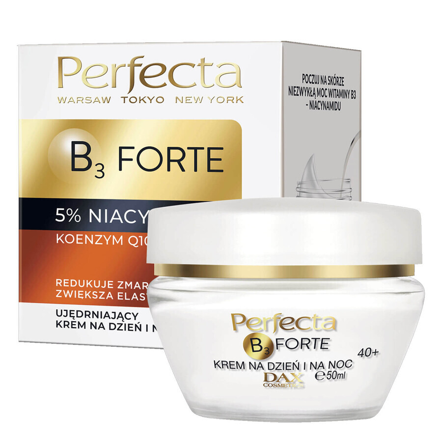 Perfecta B3 Forte 40+, crema viso rassodante, giorno e notte, 50 ml